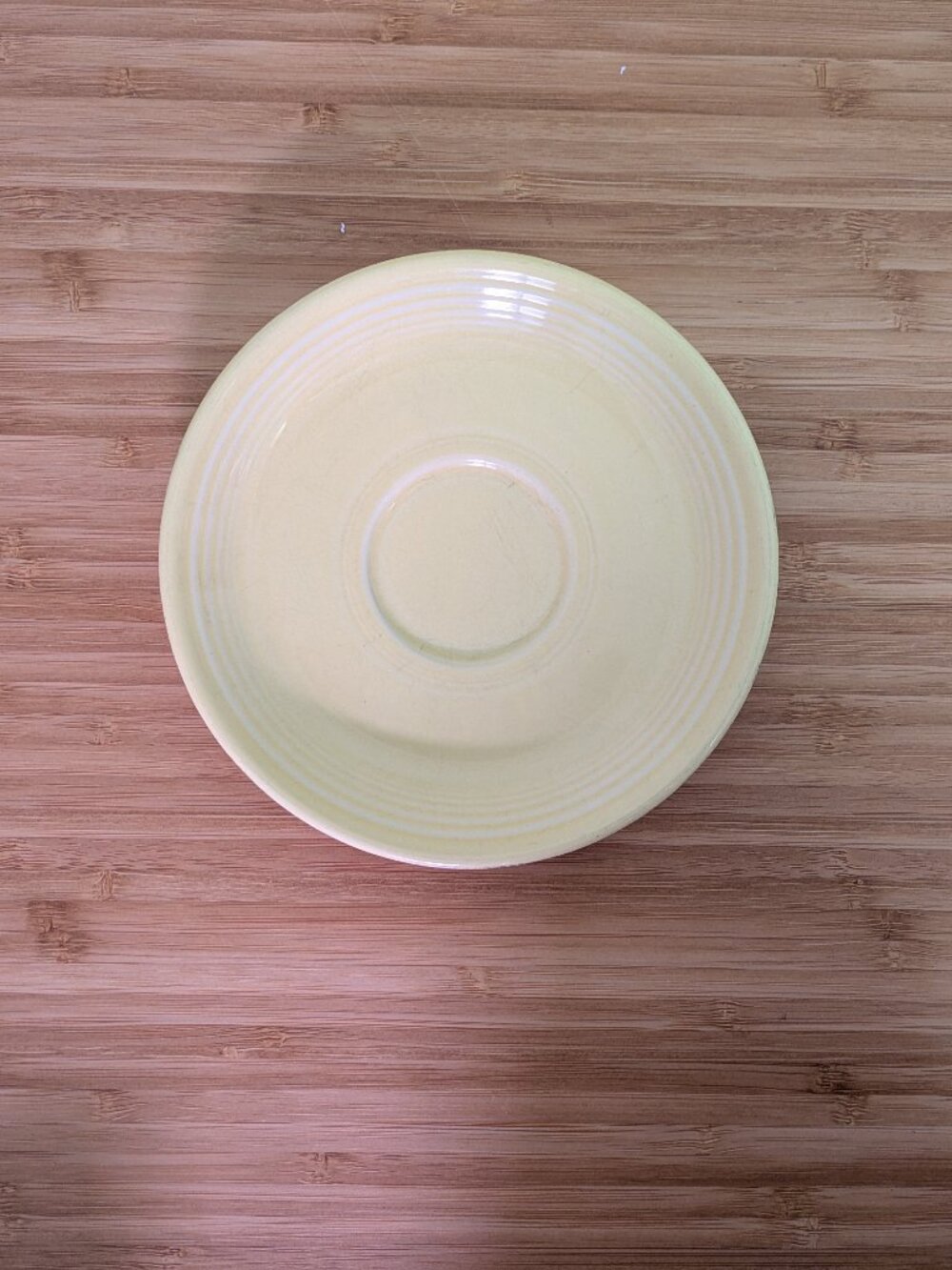 Fiestaware Yellow Discontinued Saucer